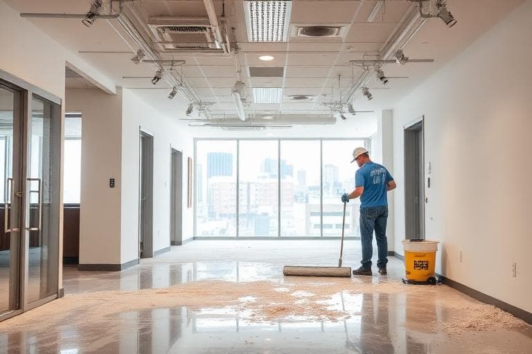 Builders' Cleans & Commercial Handover - professional commercial cleaning service in Central Queensland by Ozzie Commercial & Industrial Cleaners