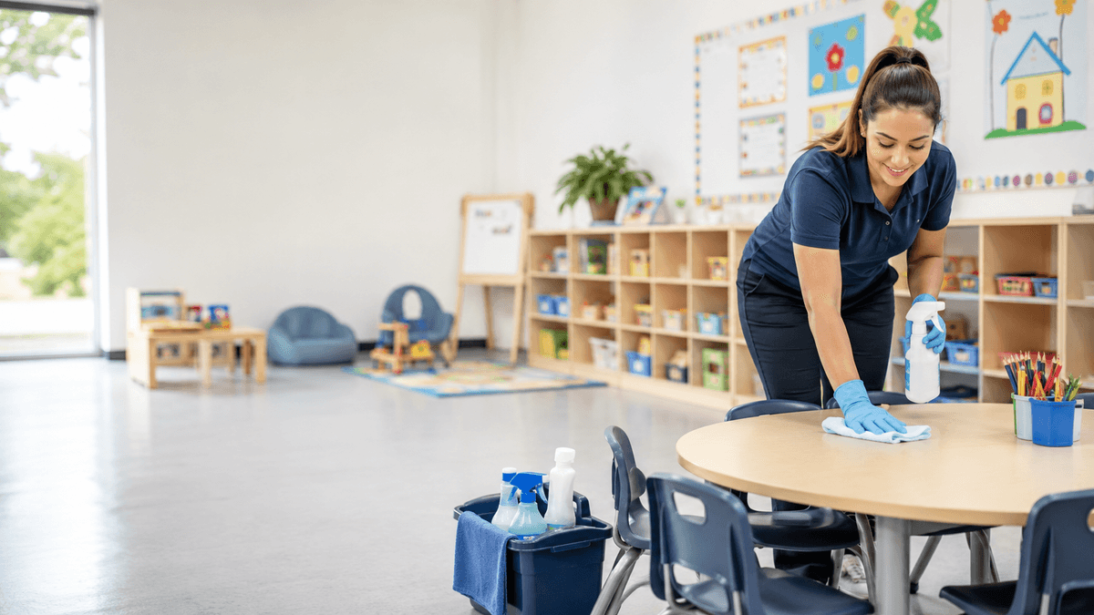 Schools & Childcare Facilities - professional commercial cleaning service in Central Queensland by Ozzie Commercial & Industrial Cleaners